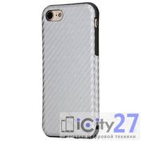 Чехол для iPhone 8/7 Rock Carbon Silver