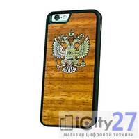 Чехол для iPhone 6 Plus iWoody Герб Brown