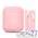 Комплект чехол и удерживающий ремешок для AirPods Dixico Ultra-thin Silicone Pink