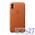Чехол для iPhone X Apple Leather Case - Saddle Brown