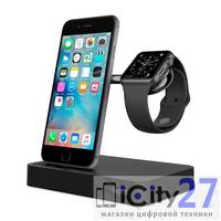 Зарядная док-станция Belkin Valet для Apple Watch и iPhone Black