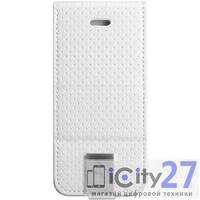 Чехол для iPhone 5 Capdase Folder Case Upper Polka White