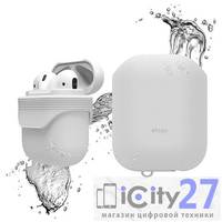 Чехол для наушников Apple AirPods Elago Waterproof case White