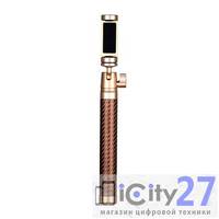 Монопод Momax Selfie Pro KMS11L (Трипод и Объектив в к-те) Gold