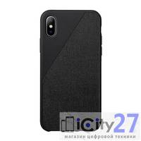 Чехол для iPhone XS Max Native Union Clic Canvas Black